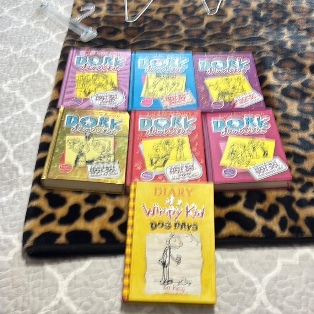 Dork Diaries and Diary of a Wimpy Kid Book Set
7 books new